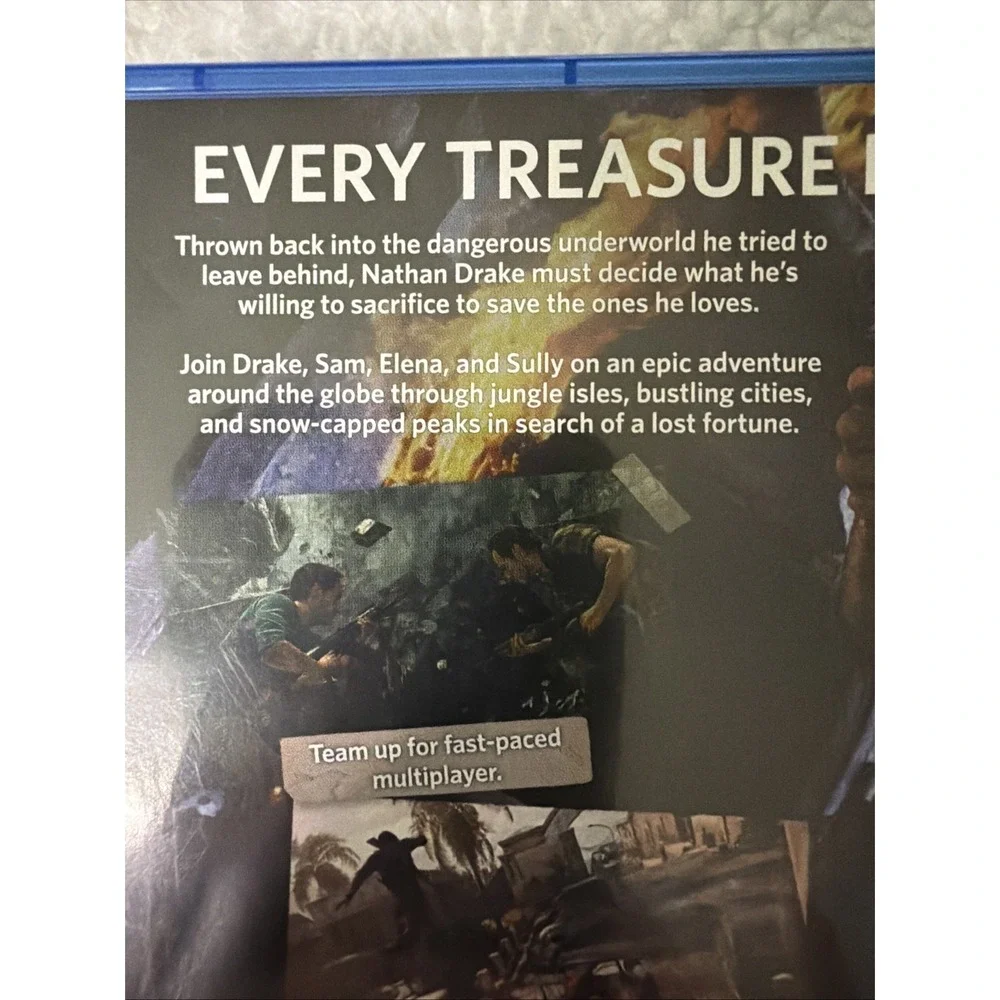 PlayStation 4 Uncharted 4 A Thief's End PS4 Video Game Naughty Dog Teen